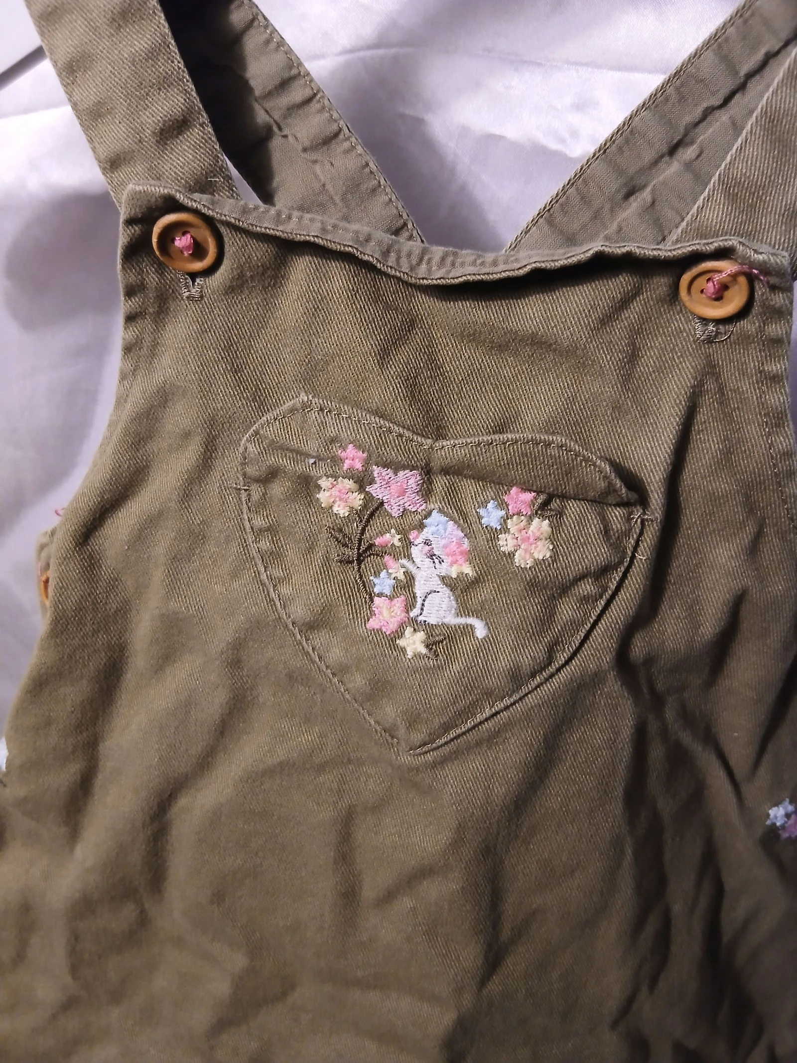 Khaki dress for girls, age 6 months, Sergent Major – photo 2